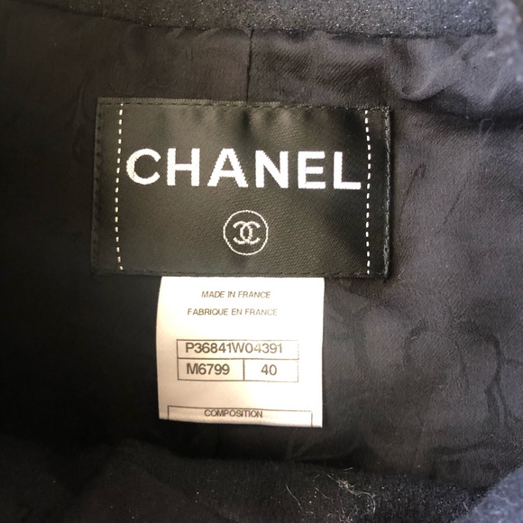 Chanel 2009 Runway Wool Jacket Black 40 S-M - Picture 4 of 11